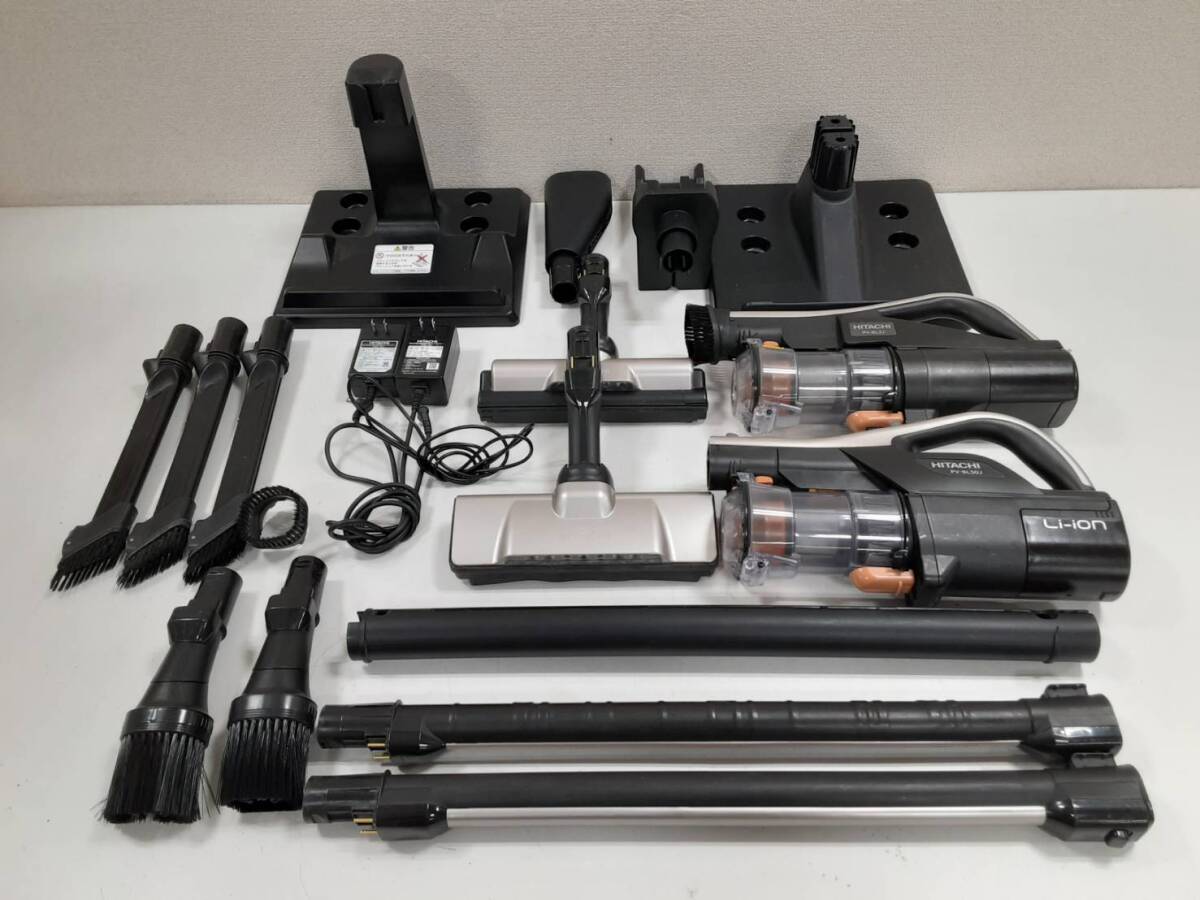 【11271 11365 す】 ジャンク PV-BL3J PV-BL50J HITACHI 日立 掃除機 2022年製 コードレスクリーナー 純正スタンド拍卖