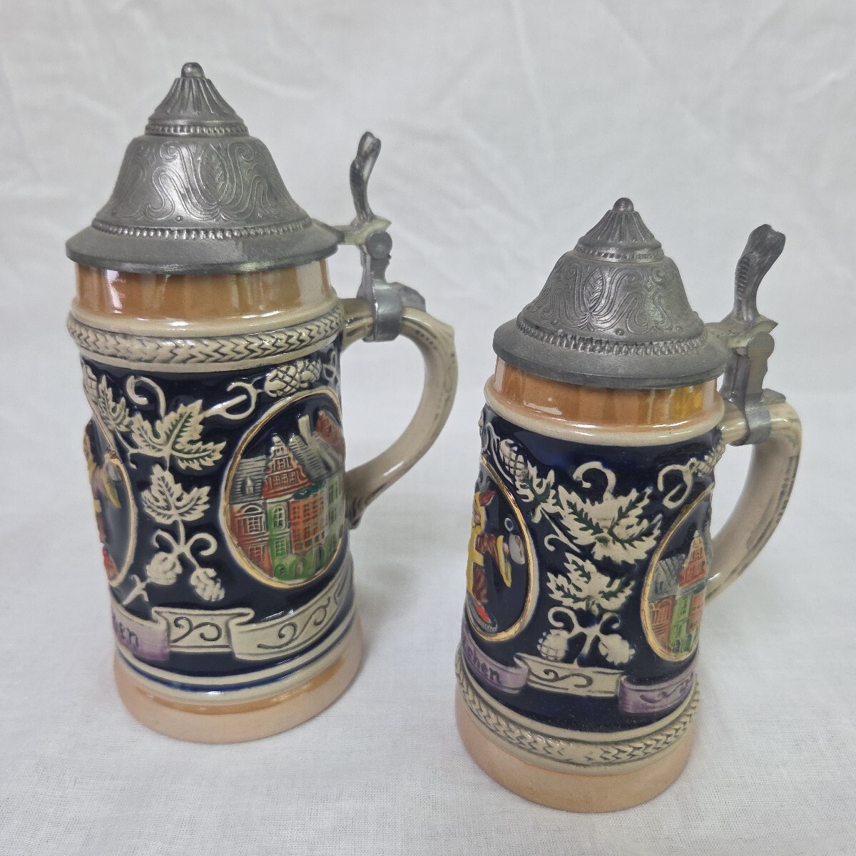 205 ビアマグ 陶器 ビアジョッキ ビールジョッキ インテリア アンティーク拍卖