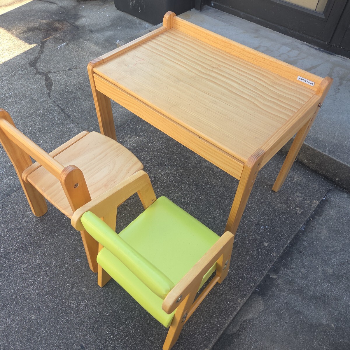 293 大和屋 ノスタ リトルチェア リトルデスク セット 木製拍卖