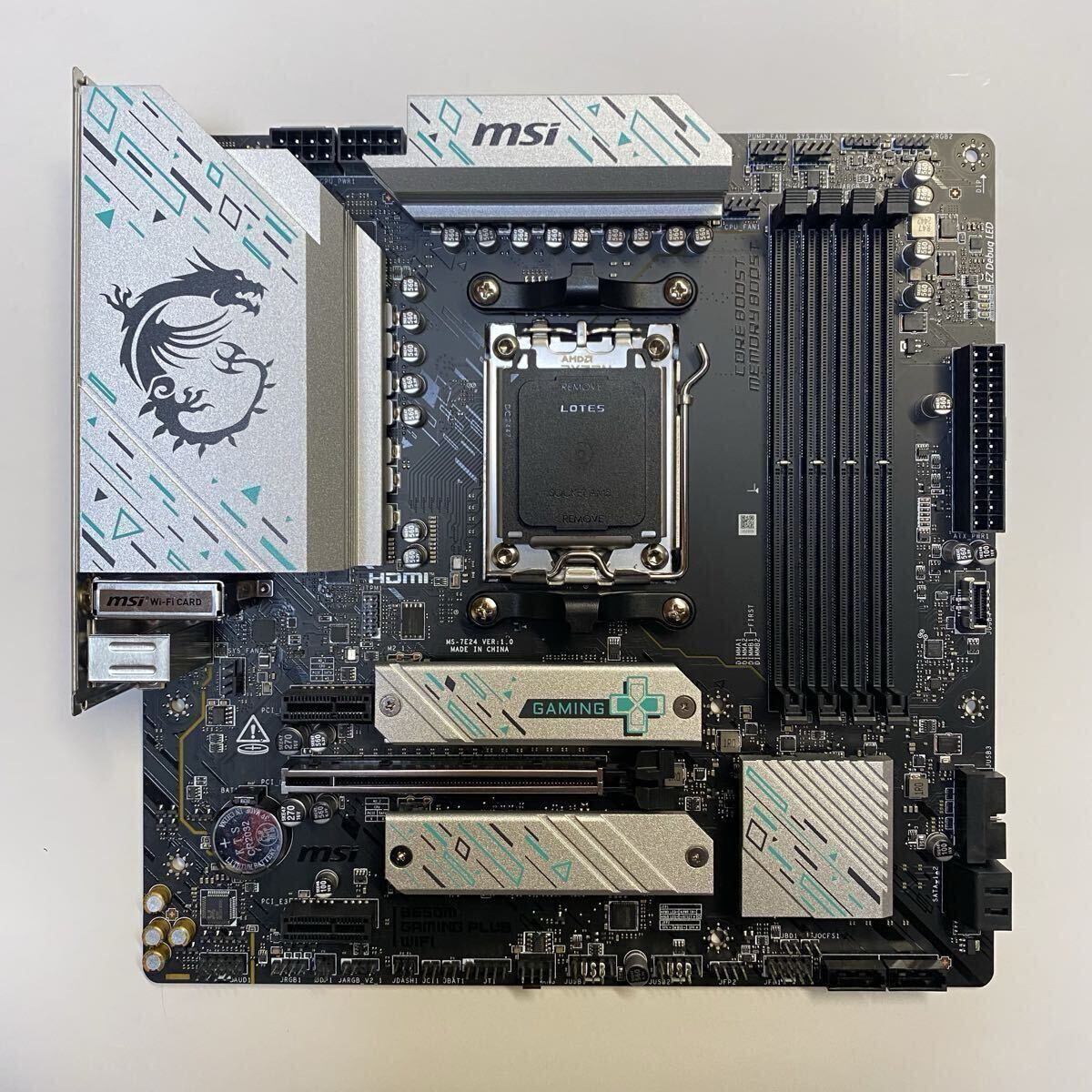 MSI B650M GAMING PLUS WIFI Micro-ATX マザーボード 中古良品拍卖