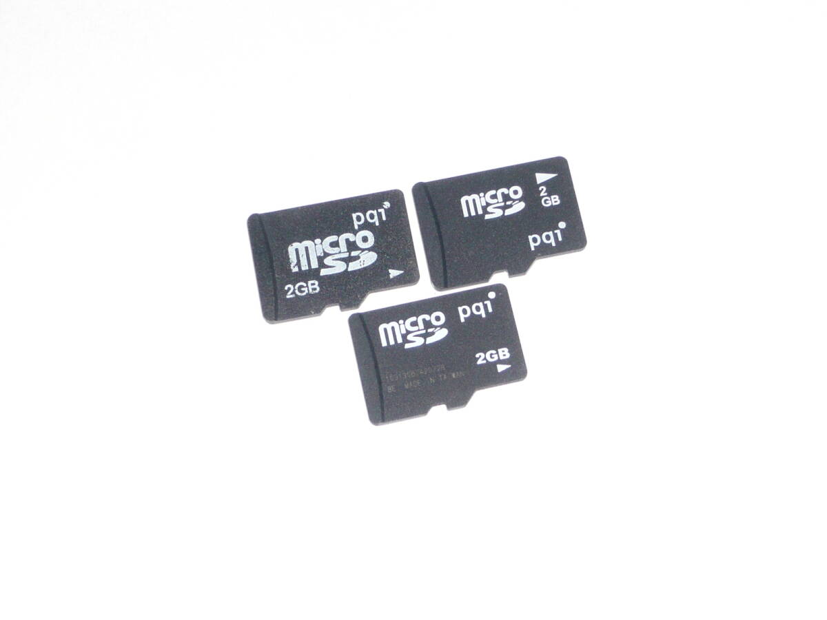 動作保証!送料無料!pq1 microSD 2GB 3枚セット拍卖