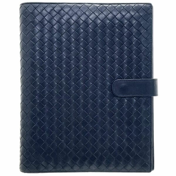 15943 ボッテガヴェネタ 手帳カバー イントレチャート システム手帳カバー ラムスキン ネロ ブラック 黒 181727拍卖