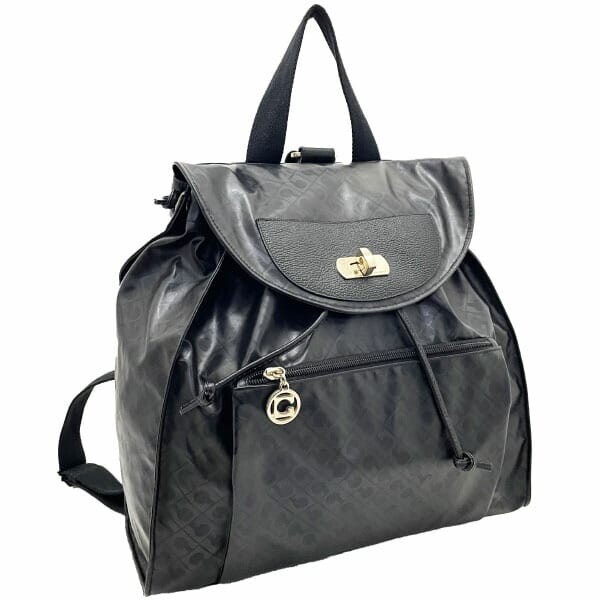 15982 ゲラルディーニ リュック ソフティ バックパック ブラック 黒 GHERARDINI 総柄 ターンロック拍卖