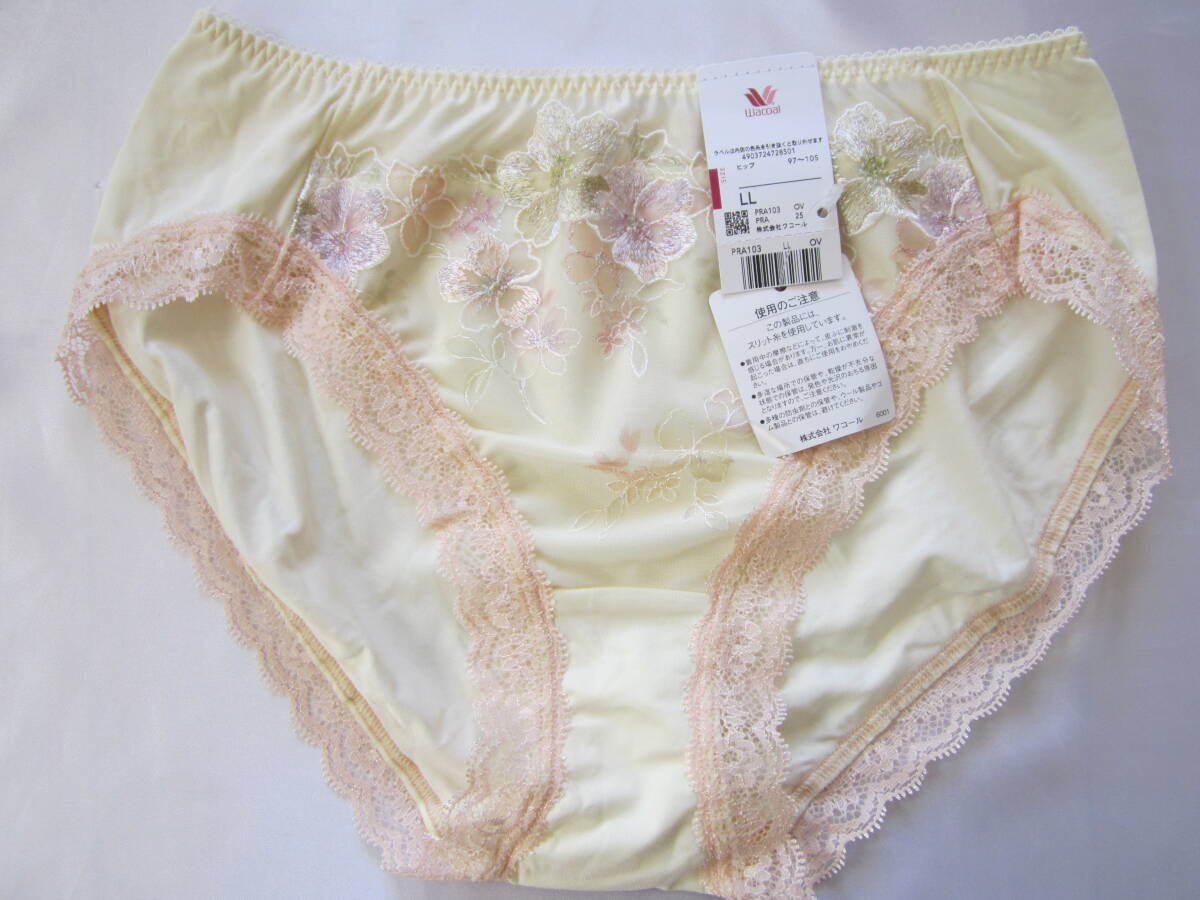 【ワコール】桜咲くショーツ LL クリーム拍卖