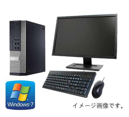 中古パソコン デスクトップ Windows 7 Office付 22型液晶セット DELL Optiplex 3010 OR 7010 Core i5 第三世代 3470 3.2G メモリ4G HD500GB拍卖