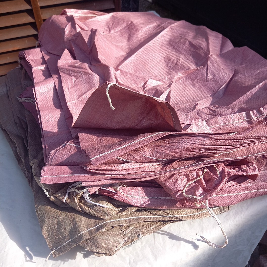 ゴミ入れ まとめて 建築資材 土木 資材 廃材 土のう袋 ガラ袋 袋 まとめて 40枚程度拍卖