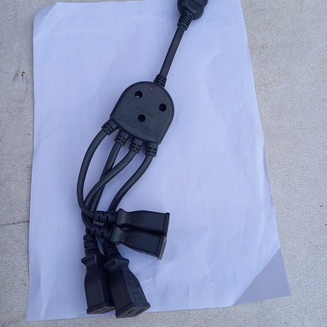 コード 分岐 コンセント 四口拍卖