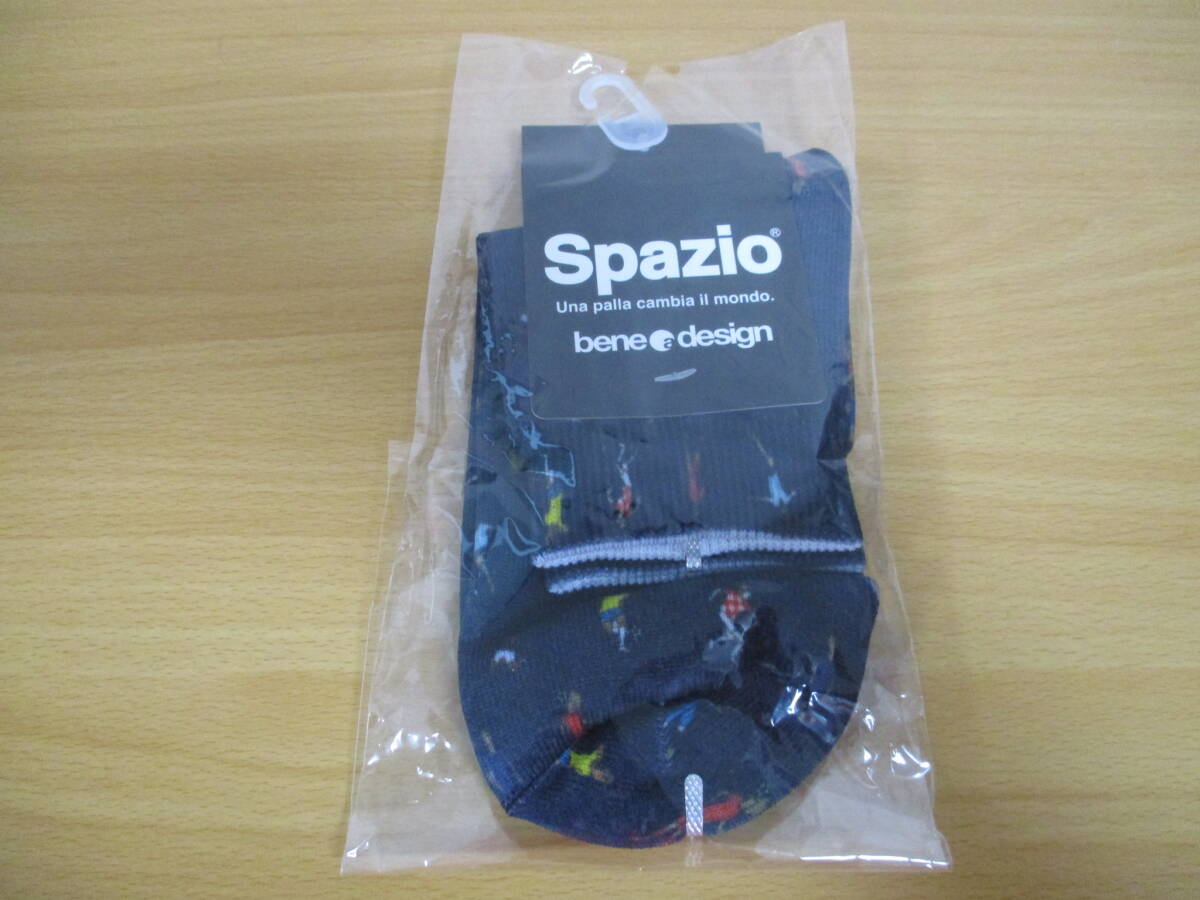 新品保管品!スパッツィオ★<スポーツカジュアル・ソックス>★22~24cm 紺・赤・イエロー拍卖