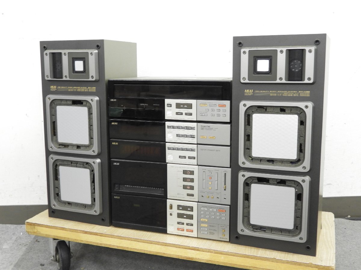 【G】AKAI SW-M99 AT-M77 EA-M77 AM-M77 HX-M77R AP-M77 システムコンポ アカイ 3126900拍卖