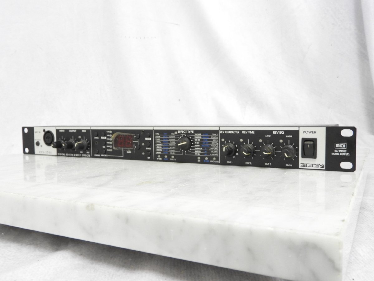 【C】ZOOM RFX-2200 マルチエフェクター ズーム 3127664拍卖