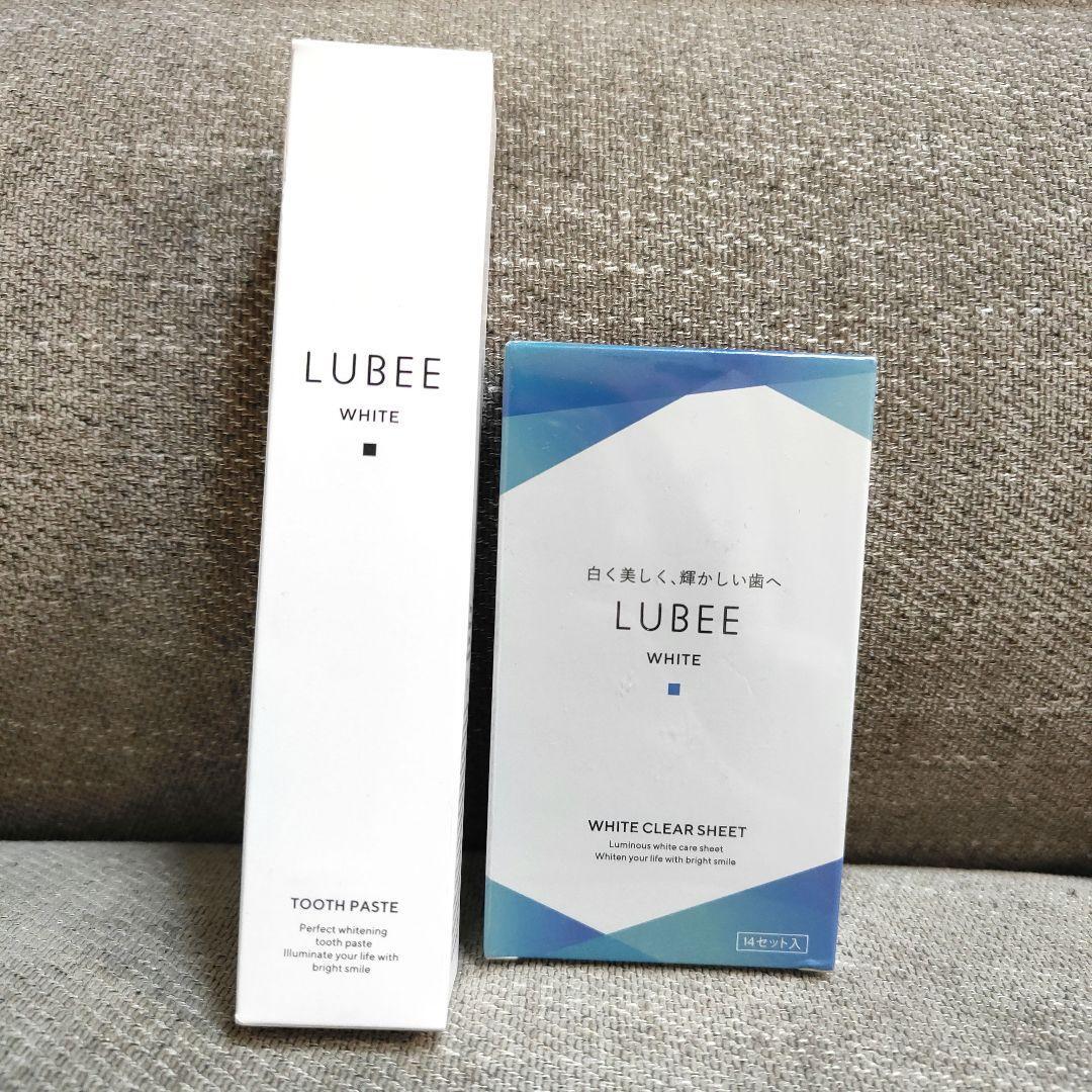 LUBEE WHITE ルビーホワイト 歯磨き粉&ホワイトシート14セット入拍卖