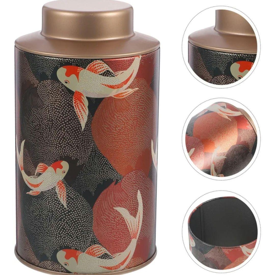 【訳あり】茶筒 蓋付き 密閉 茶缶 お茶入れ 保存容器 キャニスター 茶器拍卖