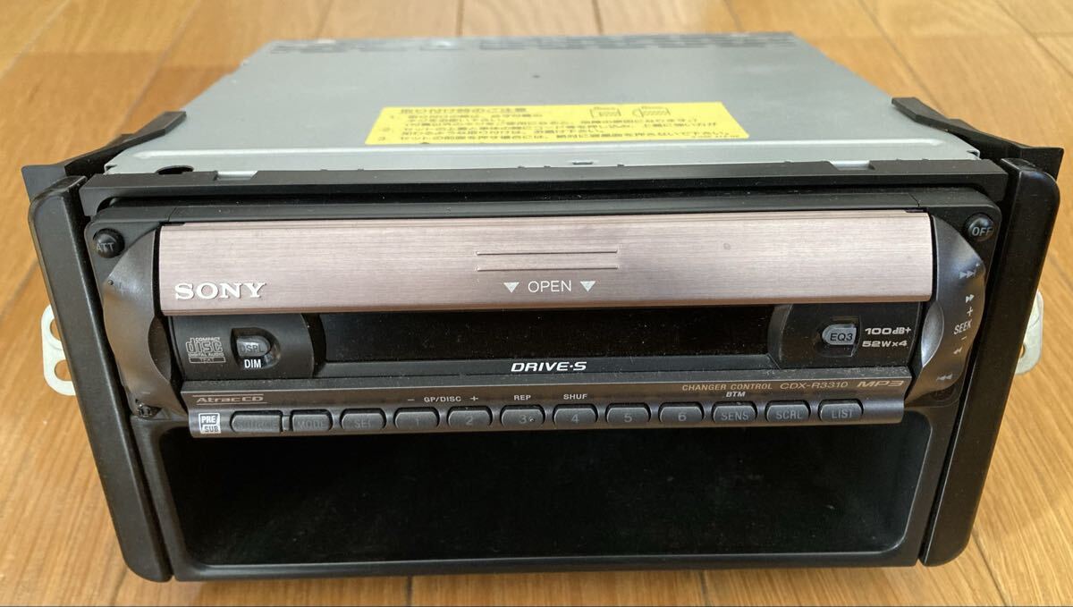 SONY CDX-R3310 CHANGER CONTROL 1DIN カーオーディオ MP3 FM AM CDプレーヤー ソニー ハーネス 小物入れ トヨタ ダイハツ 10ピン / 6ピン拍卖