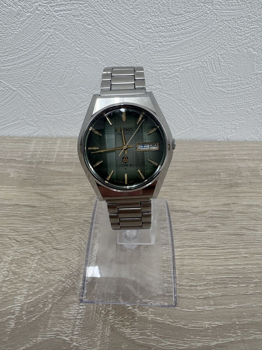 ¥1000スタート 美品SEIKO TYPE II 0903-8140 SUWA ヴィンテージクォーツ拍卖