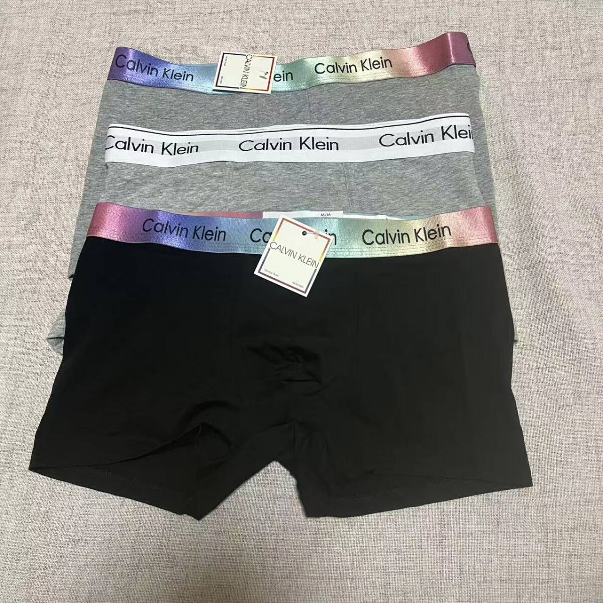 未着用 カルバンクライン ボクサーパンツ Mサイズ 3枚拍卖