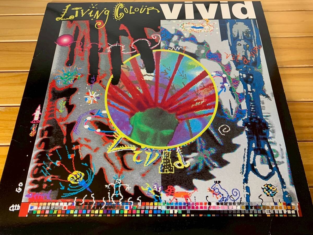 LIVING COLOUR リヴィング・カラー VIVID ビビッド レコード LP アナログ盤拍卖