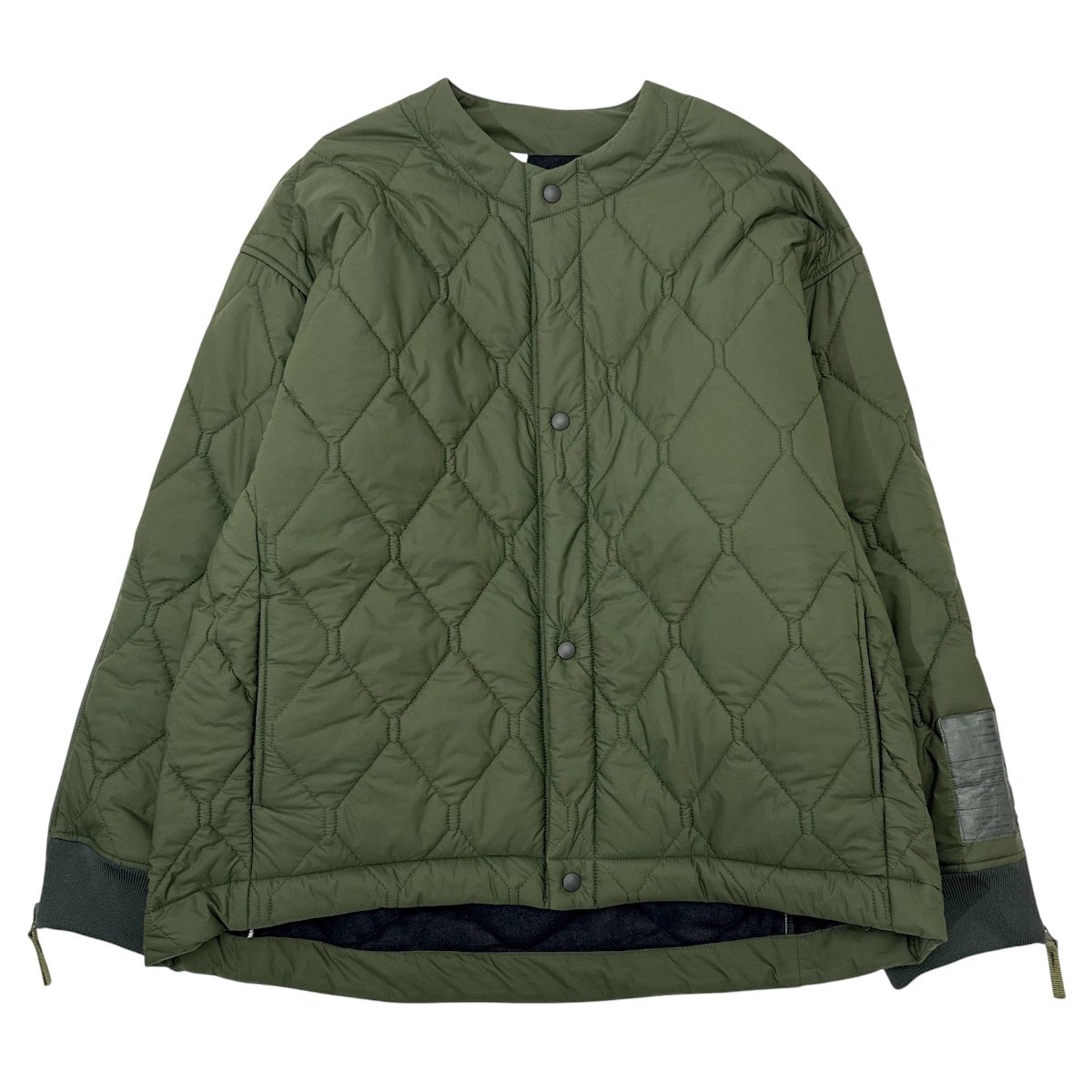 24AW N.HOOLYWOOD COLLARLESS BLOUSON 定価77,000円 D.KHAKI 40 9242-BL02-002 TEST PRODUCT EXCHANGE SERVICE PERTEX PRIMALOFT 拍卖