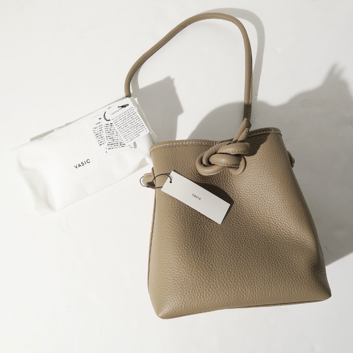 【新品】VASIC BOND MINI SAND VC-3511-113 ヴァジック 2WAY ハンドバッグ ショルダーバッグ拍卖