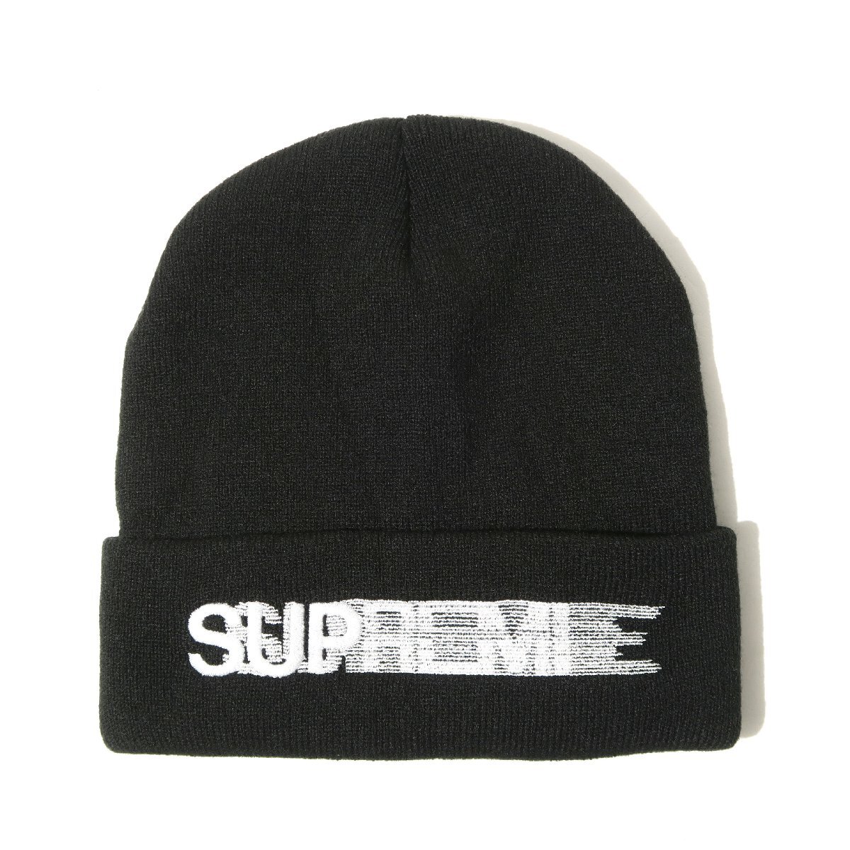 23SS Supreme Motion Logo Beanie シュプリーム モーション ロゴ ビーニー ブラック拍卖