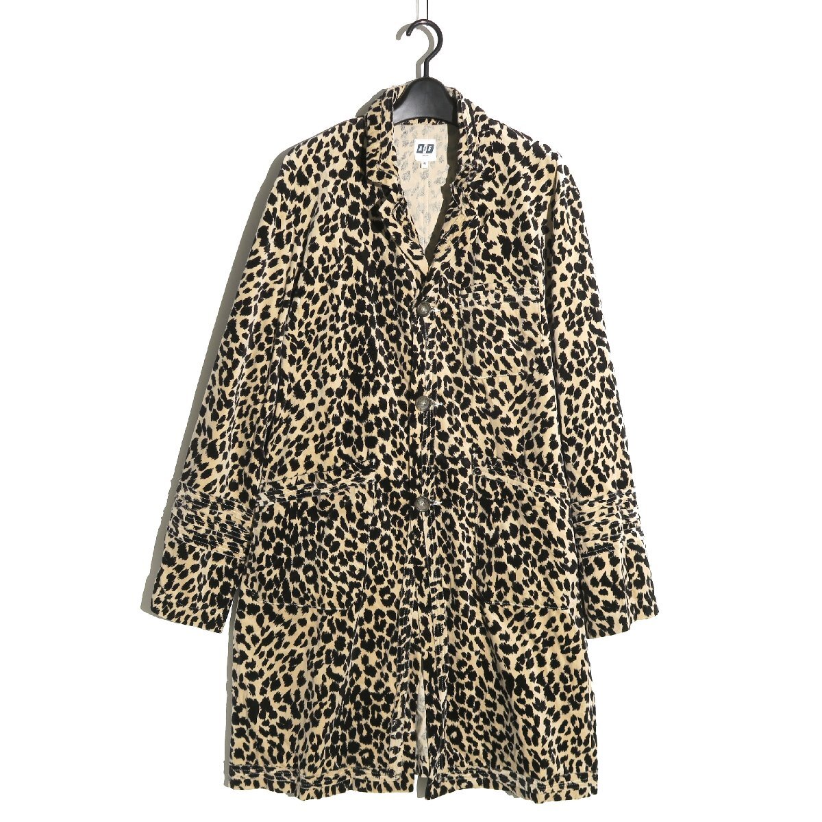 AiE Velveteen Animal Leopard Shop Coat sizeS エーアイイー ベルベット アニマル レオパード ショップコート ネペンテス拍卖
