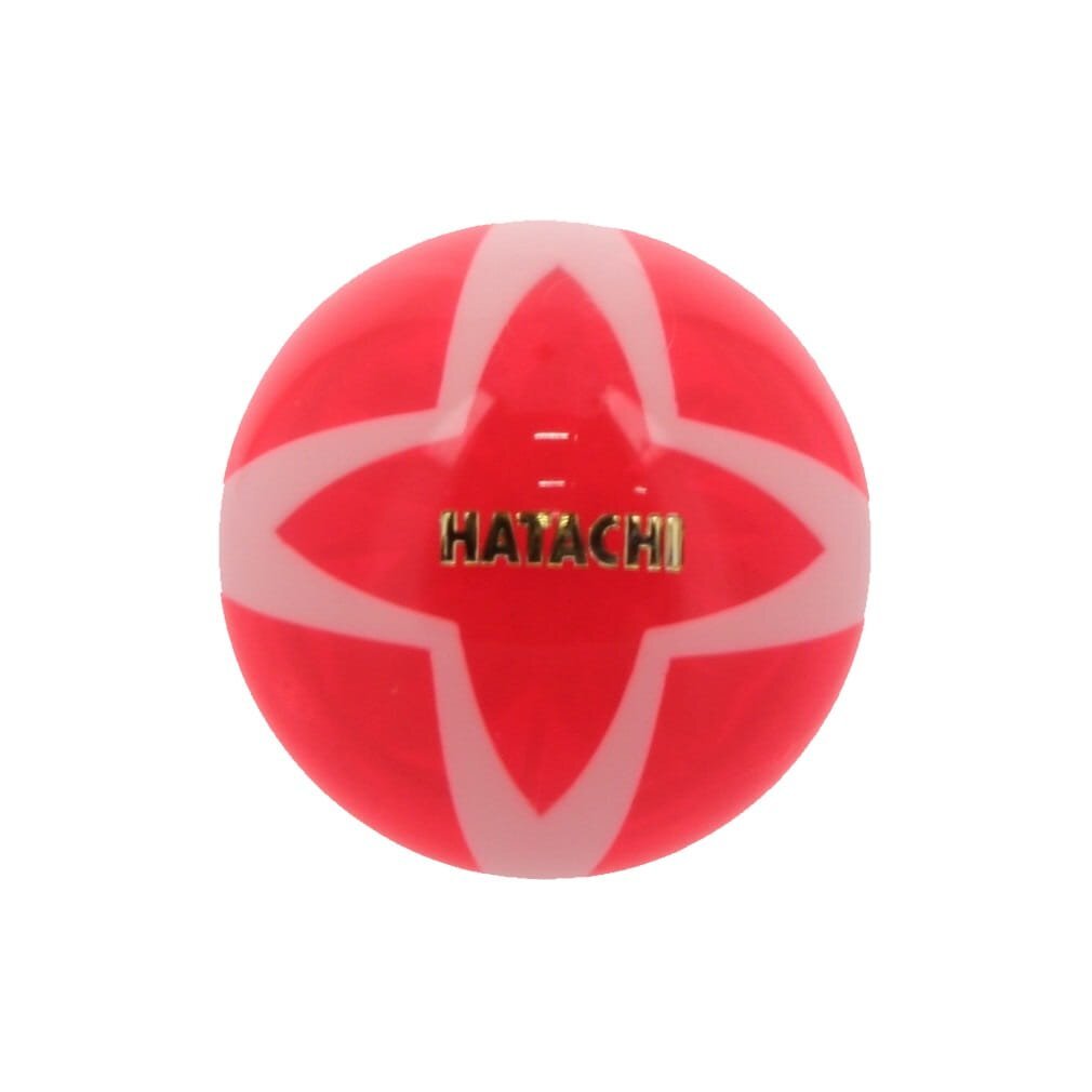 G0101▲ハタチ▲新品▲グラウンドゴルフボール エアブレイド流星BH3806 レッド拍卖