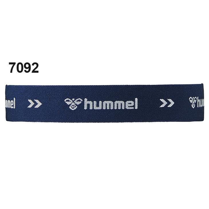 F0323★ヒュンメル★新品★ サッカー/フットサル ヘアバンド HFA9114 7092 ネイビー/グレイ 外周約48cm拍卖