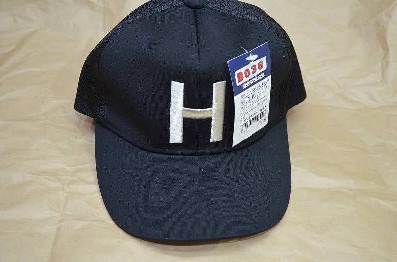 B0036◆レワード◆新品◆ベースボールキャップ【 H 銀糸刺繍入】CP14ブラックJ拍卖