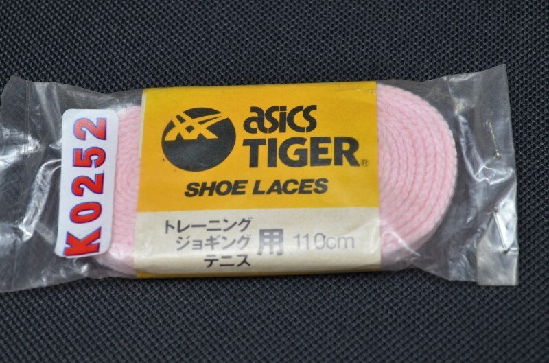 K252★アシックス★シューレース★ ピンク 110cm■トレーニング.ジョギング.テニス用 拍卖