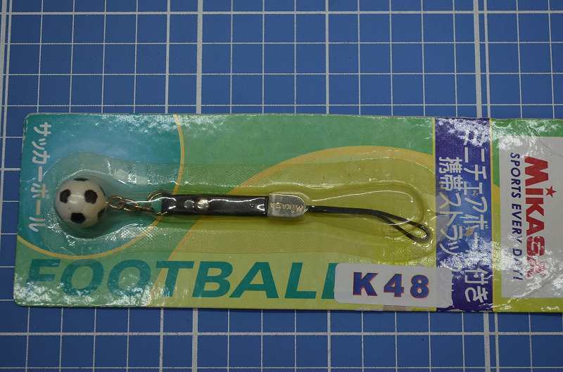 K0048★MIKASA★携帯ストラップ サッカーボールST-FS拍卖