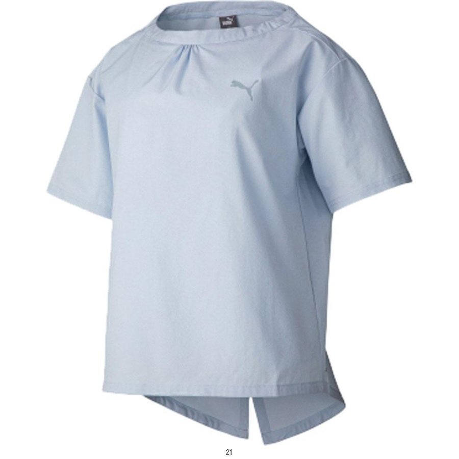 W0483★PUMA★新品★ACTIVE+ウーブンSSトップ 849116 マルチSPハンソデTシャツ(21) M拍卖