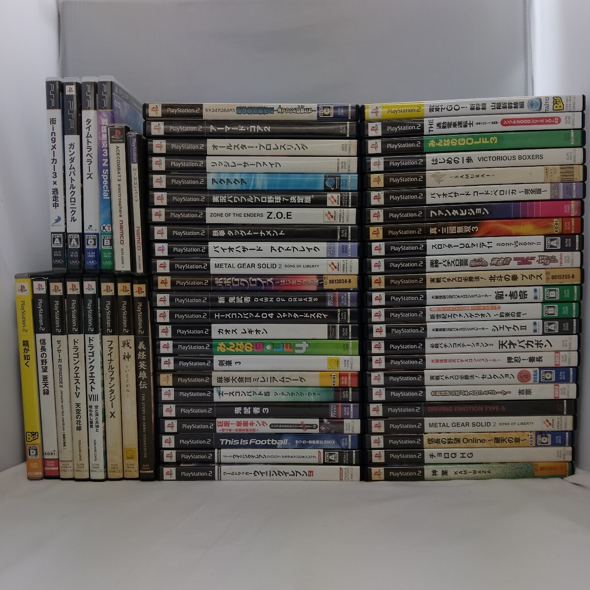PS2 PSP PS ソフト まとめて 60本 セット PlayStation2 PS2ソフト ジャンク品拍卖