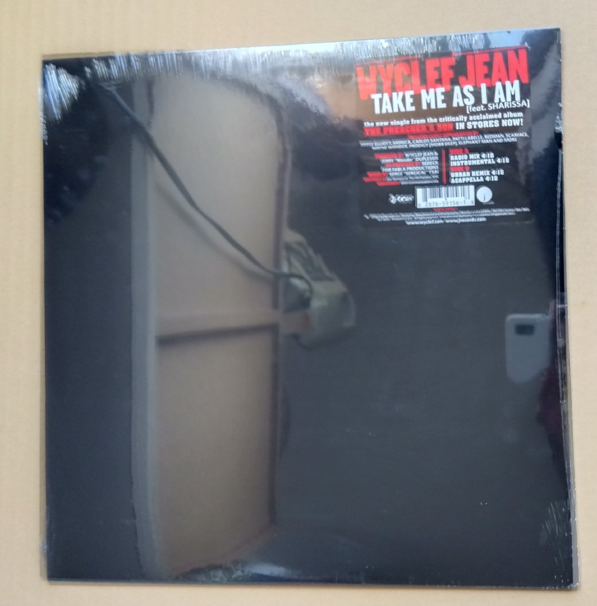 輸入LP:Wyclef Jean Feat. Sharissa/Take Me As I Am 新品未開封拍卖