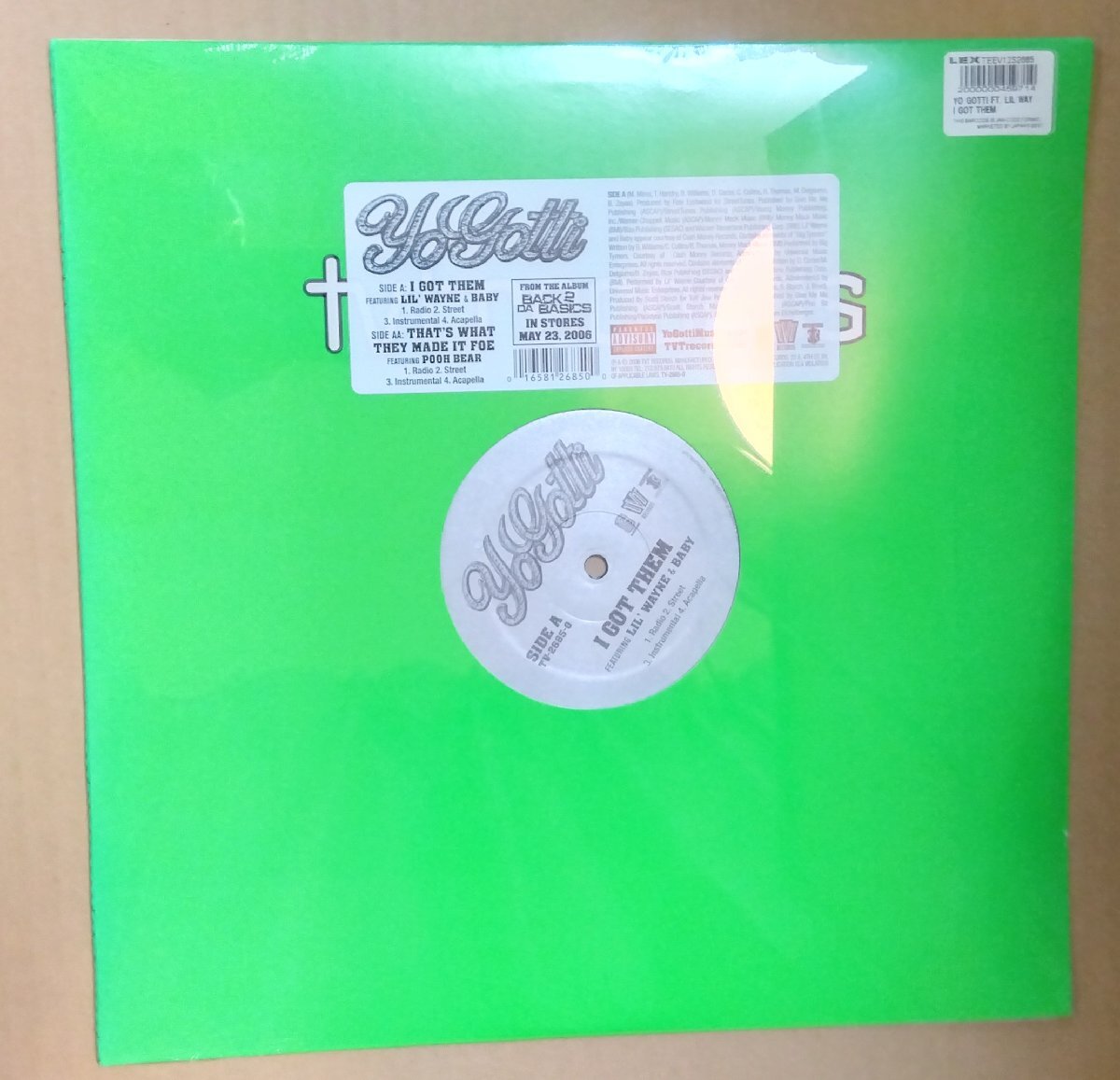 輸入LP:Yo Gotti/I Got Them / That's What They Made It Foe 新品未開封拍卖