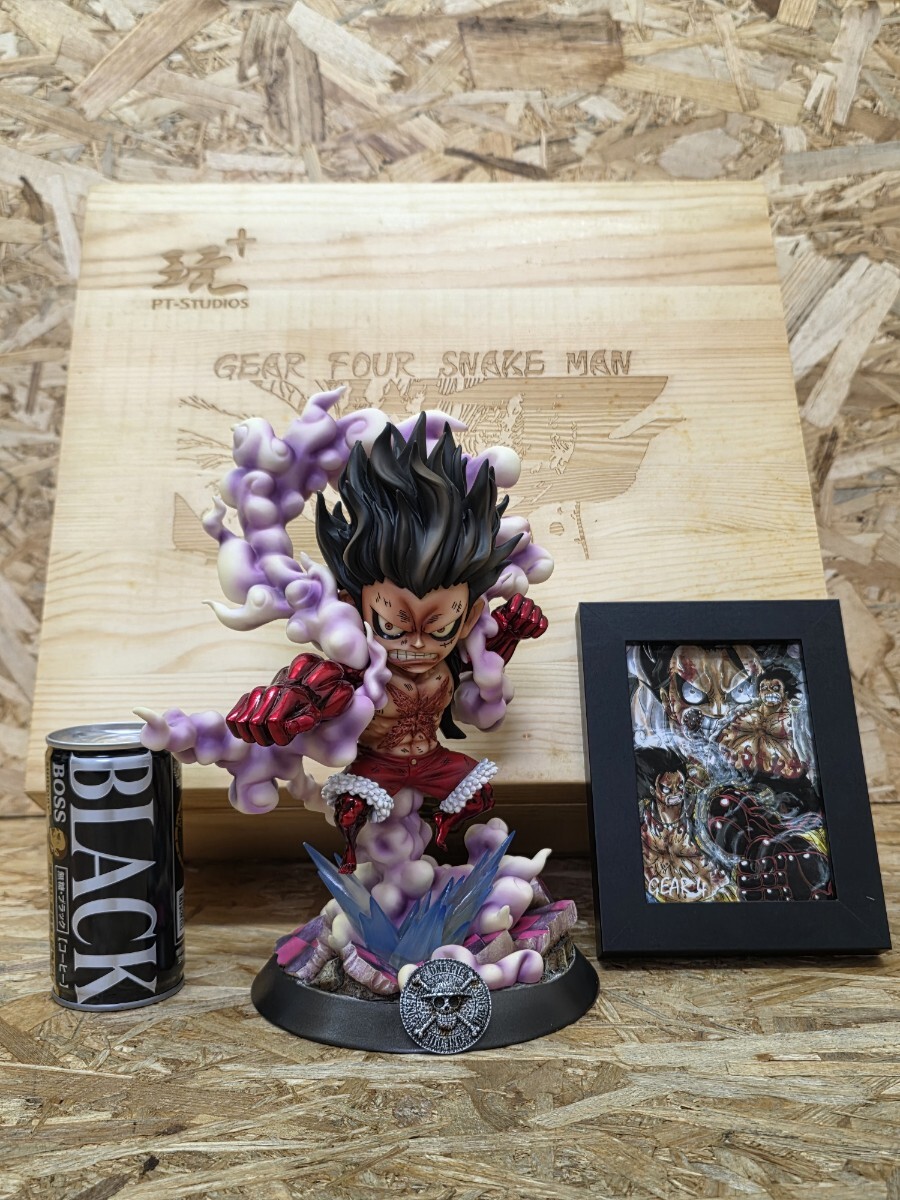 ワンピース フィギュア モンキーDルフィ ギア4 スネイクマン PT-STUDIOS ガレージキット ガレキ 専用木箱 海外製 拍卖