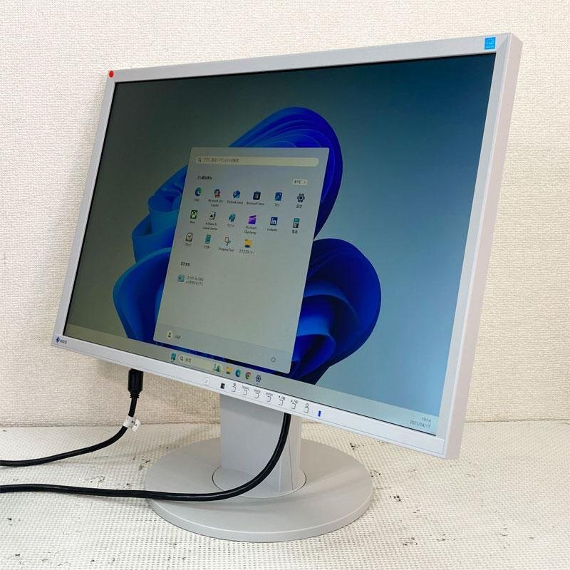 美品! 2018年発売 中古液晶モニター 入力3系統 ★ EIZO FlexScan EV2216W 22インチワイド液晶 解像度:1680×1050 WSXGA+ VGA/DVI/DP拍卖