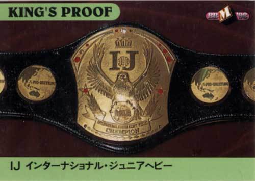 ★トレカ★BBM98プロレス【#354 インターナショナルジュニアヘビーベルト】★拍卖
