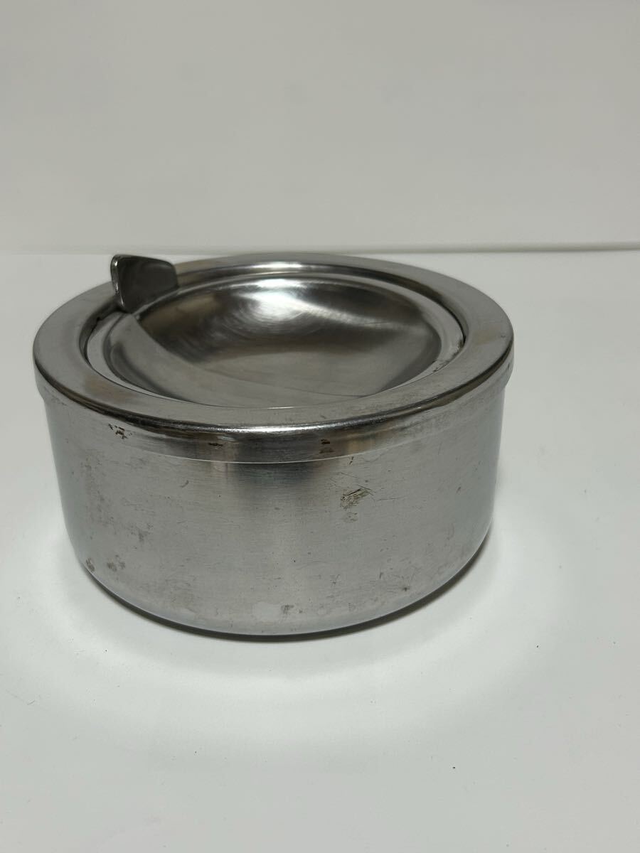 昭和レトロ アンティーク ステンレス灰皿 アッシュトレイ はい皿 ヴィンテージ拍卖