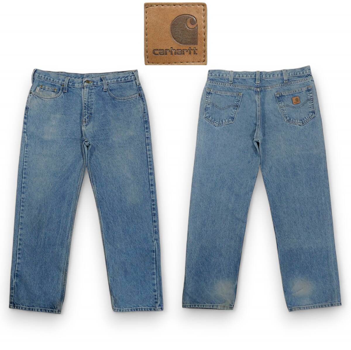 Carhartt ジーンズ Relaxed Fit W38(98cm)●カーハート デニム パンツ ジーパン ワークパンツ アメカジ●洗濯プレス済●古着7173拍卖