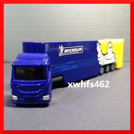 即決美品 ロングトミカ ミシュラン モータースポーツ トランスポーター MICHELIN トレーラー トランポ トミカ ダイキャスト ミニカー 111拍卖
