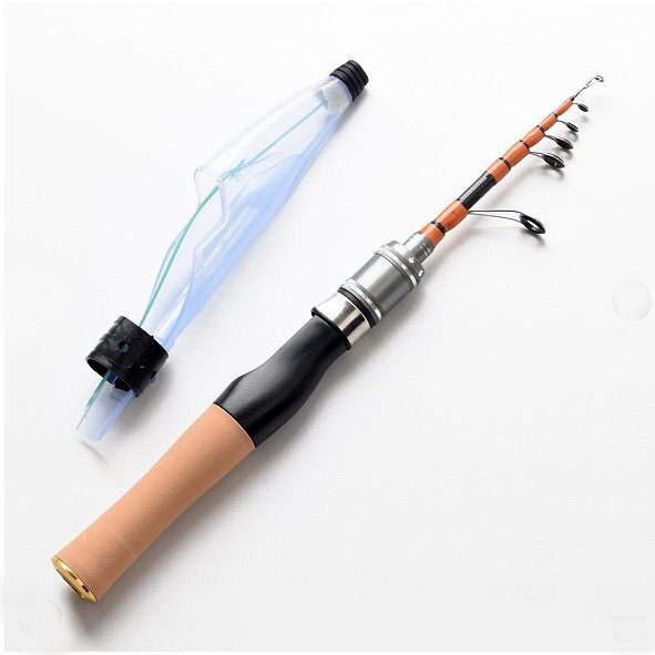 ■●送料無料 超軽量 コンパクトな本格派 釣り竿「ちょびた」モバイルロッド カーボンUL 5ft 渓流 アジング メバリング 釣り 新品 /FRCYO拍卖