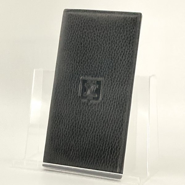 CELINE セリーヌ 二つ折り長財布 札入れ 小銭入れ カード入れ レザー ブラック 黒 ファッション拍卖