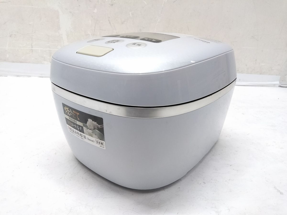♪動作品 TIGER タイガー 圧力IH炊飯器 JPC-A102 5.5 合炊き 炊きたて 熱流&熱封土鍋コーティング 2019年製 1030-11B @100♪拍卖