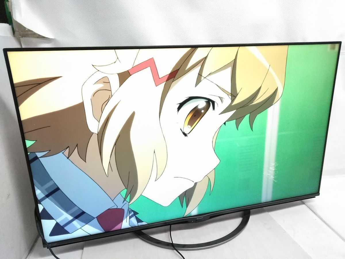 ◇訳あり SHARP シャープ 4T-C60AM1 60インチ 2018年製 androidTV アンドロイド テレビ リモコン付 1027-42 ※◇拍卖