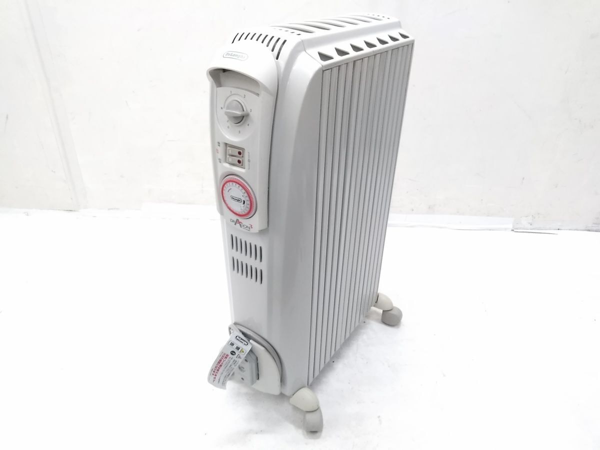♪DeLonghi デロンギ ドラゴン3 オイルヒーター 新X字型フィン7枚 3~8畳用 暖房器具 D071249EFS 1101-5M @160♪拍卖