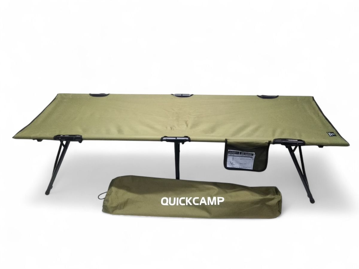 ♪QUICKCAMP クイックキャンプ QC-SC190 フォールディング キャンピングコット カーキ 取説/収納袋付 キャンプ アウトドア 1031-17H@140♪拍卖