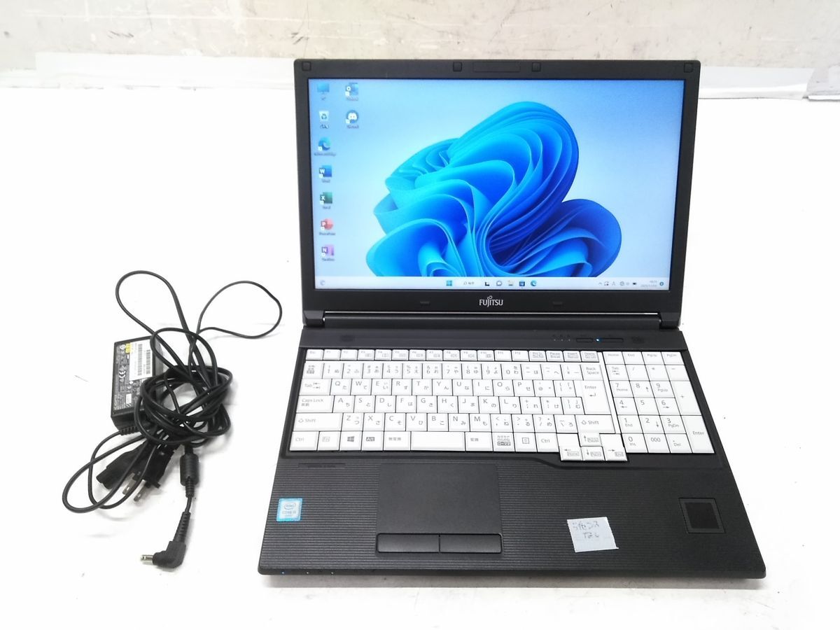 ♪Windows 11 Pro Office付き 富士通 LIFEBOOK A746/N FMVA1101B Core i5-6300U @2.40GHz 4GB SSD128GB Sマルチ 15.4フルHD 1103-15B@80♪拍卖
