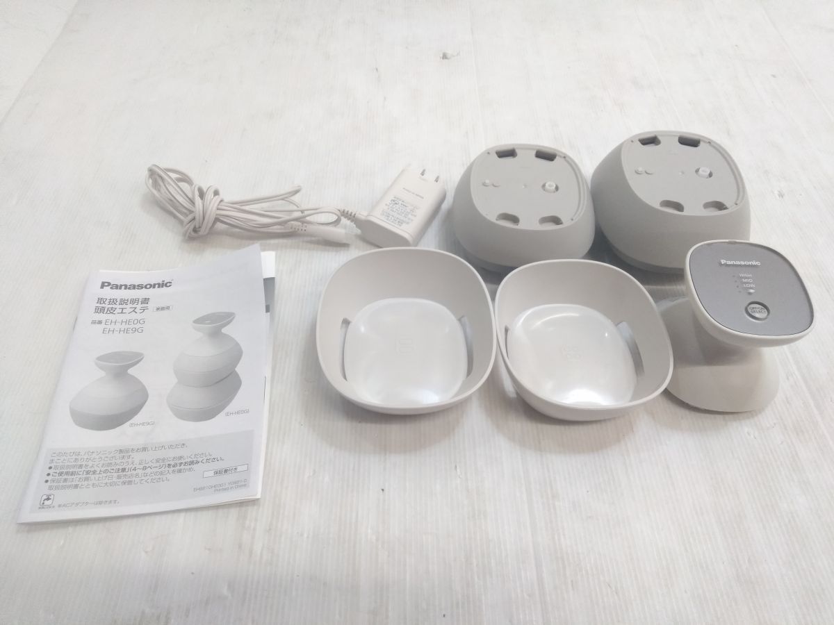◇Panasonic パナソニック EH-HE0G 頭皮エステ ヘッドスパ サロンタッチタイプ スパイラル&スライド 充電式 美容 美容器 1103-29A @60◇拍卖