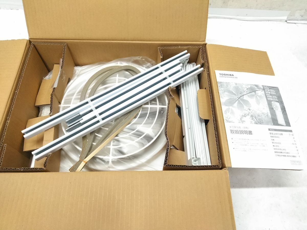 ♪未使用品 TOSHIBA VRW25X2 東芝換気扇 窓用 2017年製 1104-99E @140♪拍卖