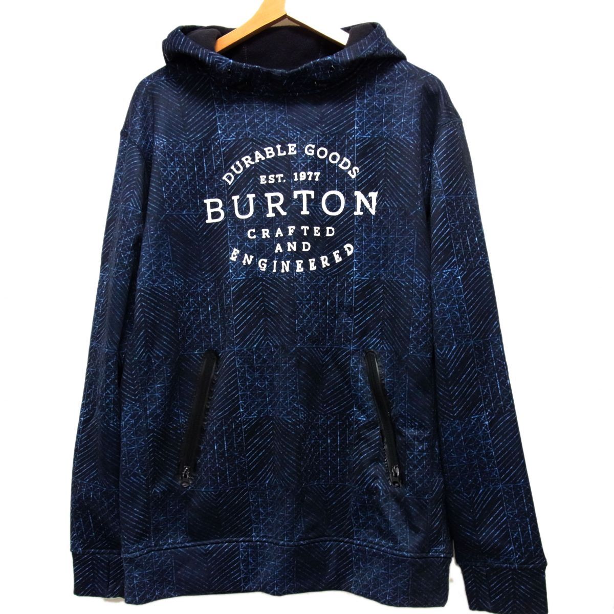 ☆BURTON バートン DRYRIDE プルオーバー パーカー 転写プリント メンズ フーディー 総柄 1円スタート拍卖