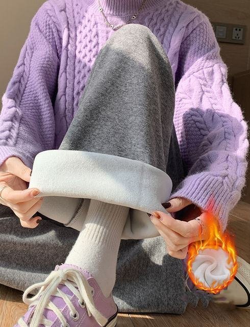 パンツ レディース 裏起毛 ワイドパンツ ストリート スウェット 無地 シンプル ルームウェア あったかい 防寒 グレー拍卖